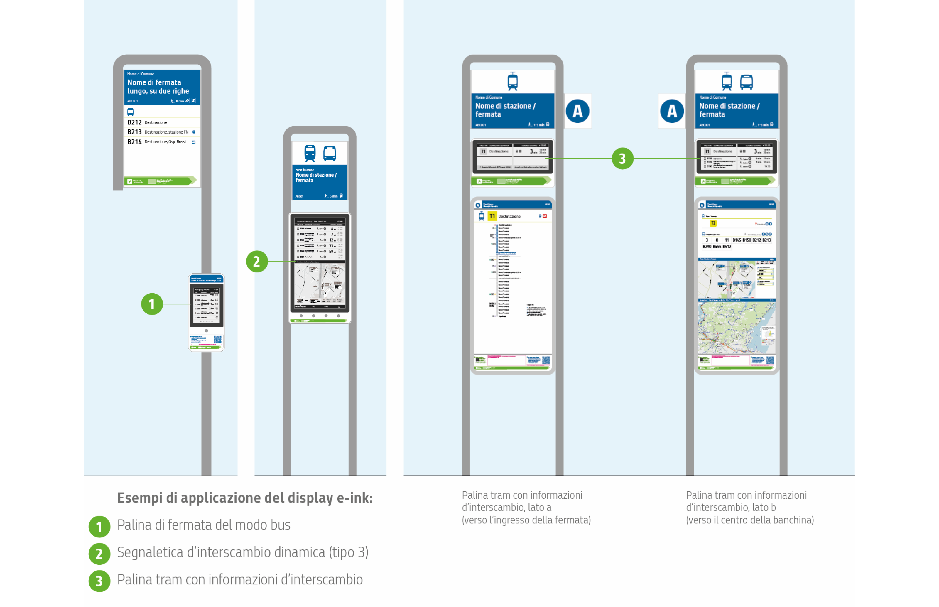 Application for new tram stations and bus stop shelters